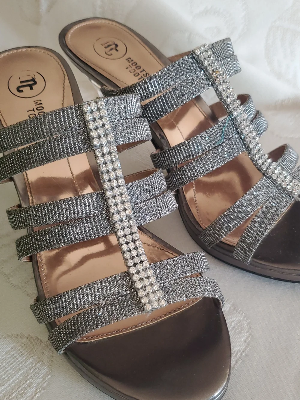 Mootsies Tootsies Sparkly Heeled Sandal